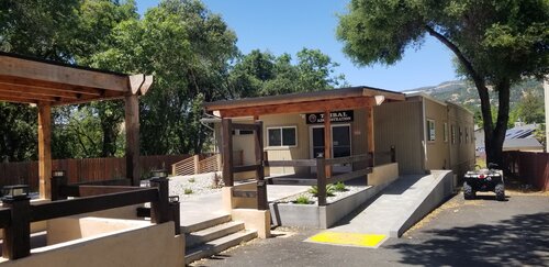 front entrance of the admin building